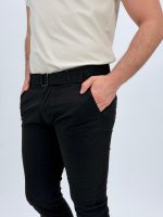 Pantalon TH din bumbac și curea - imagine 20