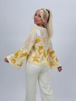 Bluză croșetată cu mâneci tip clopot - imagine 14