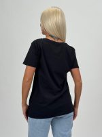 Tricou din bumbac cu model urs brodat - imagine 7