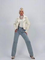 Jachetă din ecopiele - imagine 6