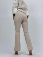 Pantalon office evazat cu curea - imagine 17