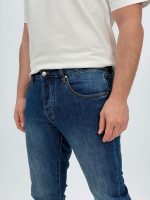 Jeans slim fit bleumarin - imagine 4