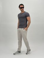 Tricou din bumbac cu decolteu la baza gâtului - imagine 9