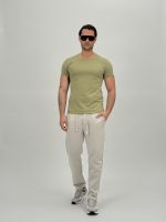 Tricou din bumbac cu decolteu la baza gâtului - imagine 14