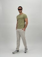 Tricou din bumbac cu decolteu la baza gâtului - imagine 15