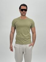 Tricou din bumbac cu decolteu la baza gâtului - imagine 10