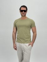 Tricou din bumbac cu decolteu la baza gâtului - imagine 11