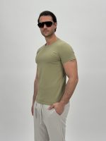 Tricou din bumbac cu decolteu la baza gâtului - imagine 12