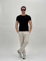 Tricou din bumbac cu decolteu la baza gâtului - imagine 20