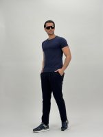 Tricou din bumbac cu decolteu la baza gâtului - imagine 26