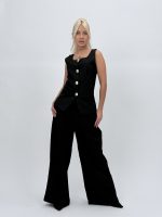 Set vestă și pantalon cu butoni aurii - imagine 13