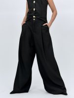 Set vestă și pantalon cu butoni aurii - imagine 19