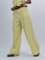 Pantalon wide leg cu curea - imagine 19