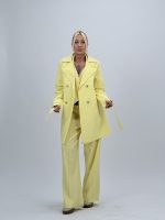 Jachetă trench cu nasturi - imagine 11