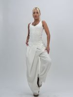 Pantalon baggy cu dungi