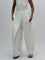 Pantalon baggy cu dungi - imagine 3