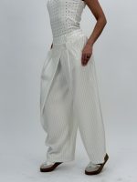 Pantalon baggy cu dungi - imagine 4