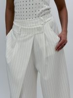 Pantalon baggy cu dungi - imagine 5