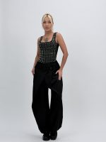 Pantalon baggy cu dungi - imagine 14