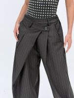 Pantalon baggy cu dungi - imagine 15