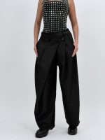 Pantalon baggy cu dungi - imagine 16