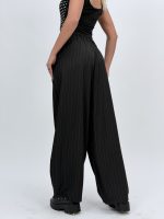 Pantalon baggy cu dungi - imagine 18