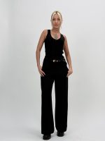 Pantalon office wide leg