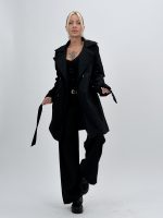 Jachetă trench cu nasturi - imagine 16