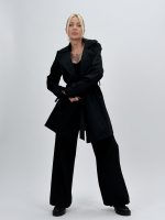 Jachetă trench cu nasturi - imagine 17