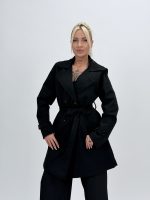 Jachetă trench cu nasturi - imagine 19