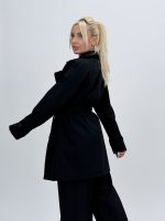 Jachetă trench cu nasturi - imagine 21