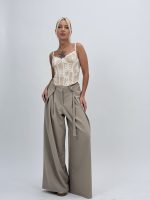 Top corset cu dantelă - imagine 4