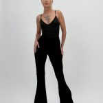 Pantalon colant evazat