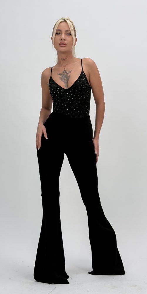 Pantalon colant evazat