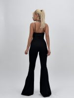 Pantalon colant evazat - imagine 4