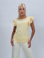 Tricou accesorizat din bumbac - imagine 9