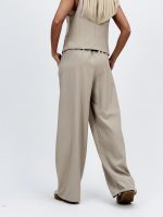 Pantalon wide leg cu curea - imagine 6