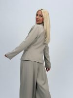 Sacou office cu broșă - imagine 4