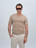 Tricou basic din tricot subțire