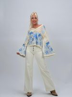 Bluză croșetată cu mâneci tip clopot - imagine 10