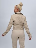 Jachetă din ecopiele - imagine 23