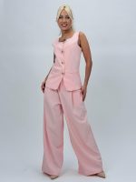 Set vestă și pantalon cu butoni aurii - imagine 23