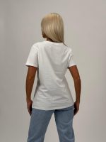 Tricou din bumbac accesorizat cu ștrasuri - imagine 4