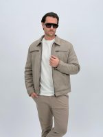 Jachetă casual cu fermoar la piept - imagine 6