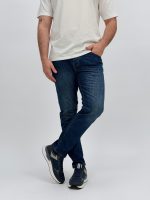 Jeans slim fit bleumarin - imagine 2