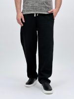 Pantalon din bumbac cu șnur în talie - imagine 15