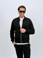 Jachetă bomber cu aspect de piele întoarsă - imagine 20