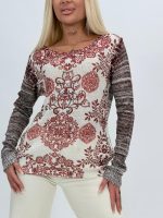 Pulover imprimat baroc - imagine 15