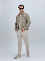 Jachetă casual subțire cu fermoar la piept - imagine 6