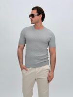 Tricou din tricot subțire - imagine 5